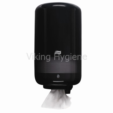 39. 558028A Tork Elevation Mini Centerfeed Hand Towel Dispenser Black